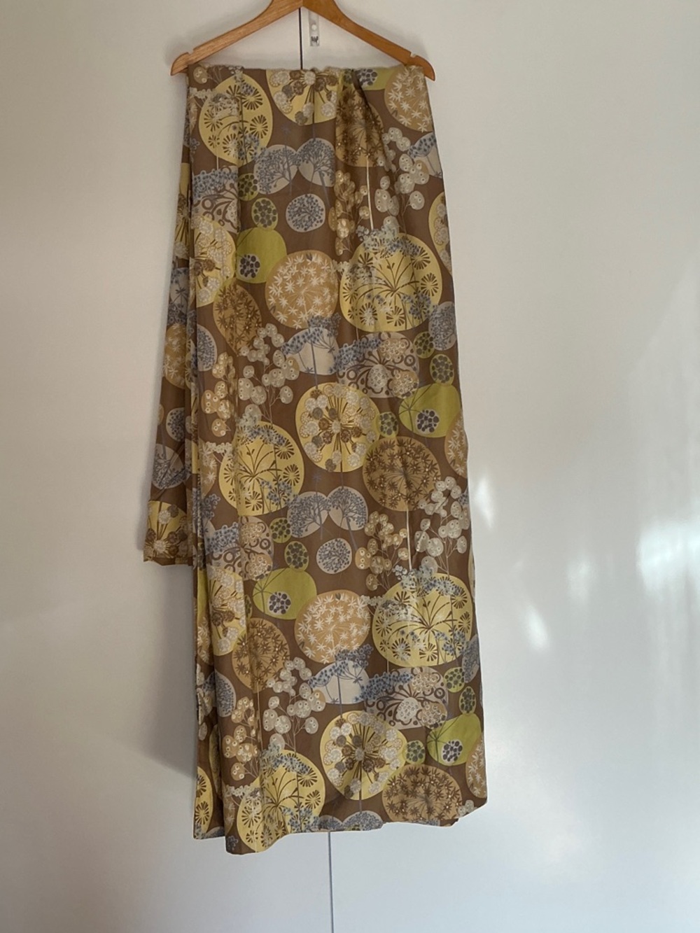 The Company Store Brown, Yellow and Green and Blue Botanical Duvet Cover